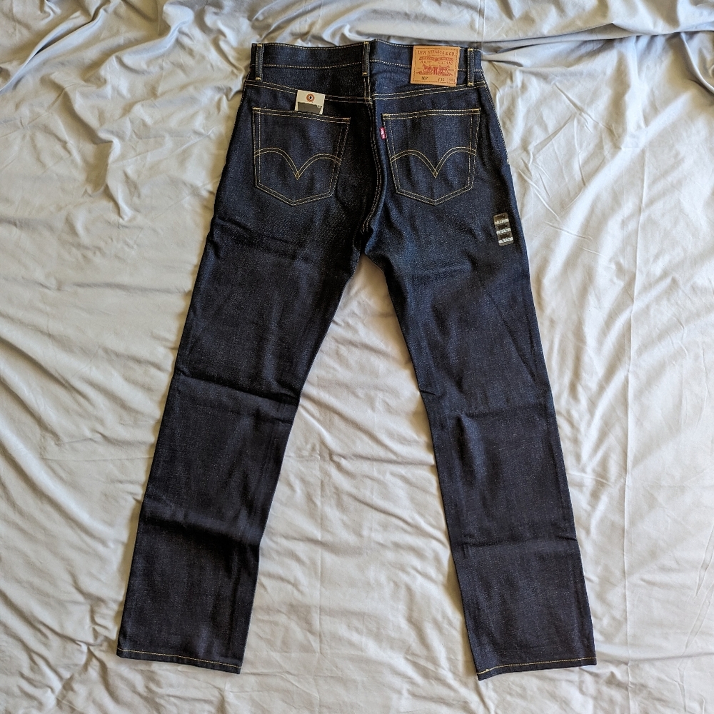 Levi's 505 Waterless Selvedge Raw Denim NWOT